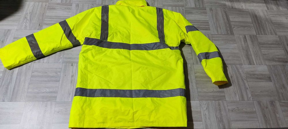 р52-54 Тепла робоча куртка Спецодяг чоловіча Водостійка Сигнальна