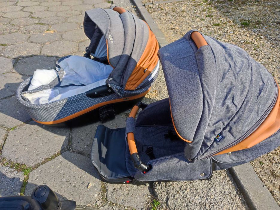 Wózek 3w1 Adamex Vicco Carmel/Grey gondola/spacerówka/fotelik