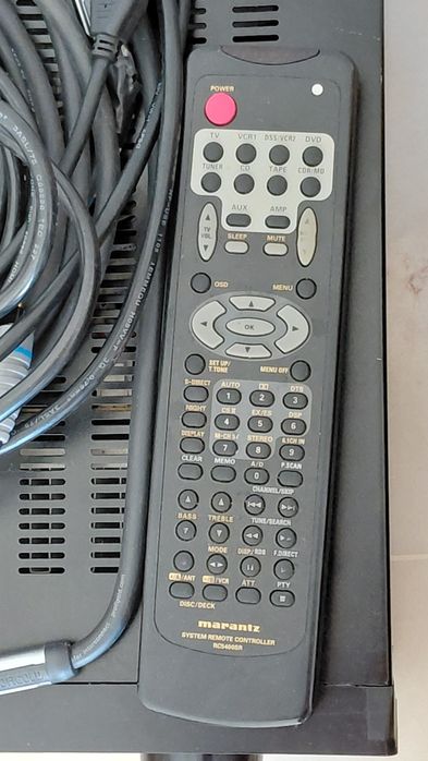 Systema AV Marantz e colunas 7.1 B&W