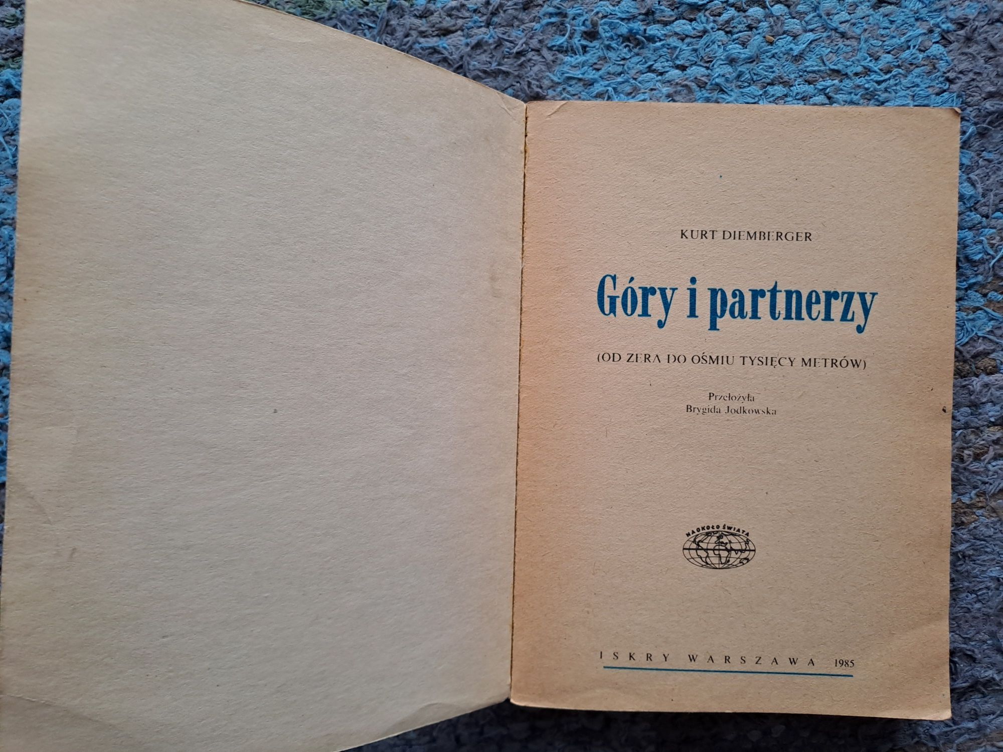 Książka "Góry i partnerzy" Kurt Diemberger