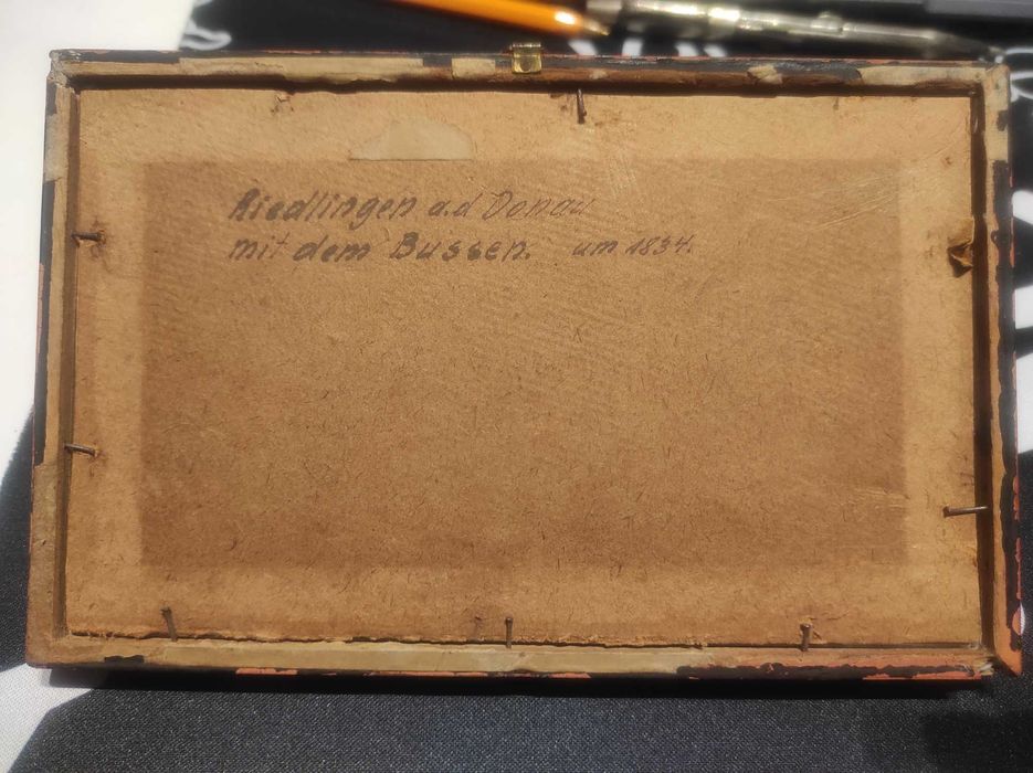 Rysunek nieznanego malarza „Riedlingen a.d.Donau um 1834”.