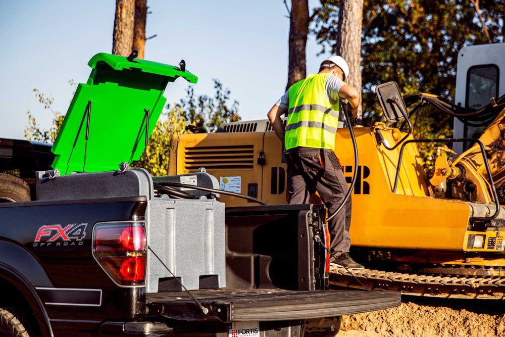 Zbiornik mobilny do oleju napędowego 400 litrów FORTIS dostawa