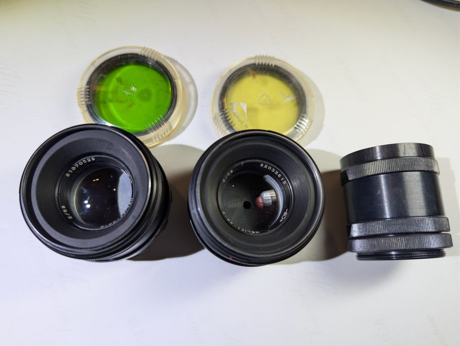 Портретний ГЕЛІОС 44-2 Телевік Юпітер 21 М та інші