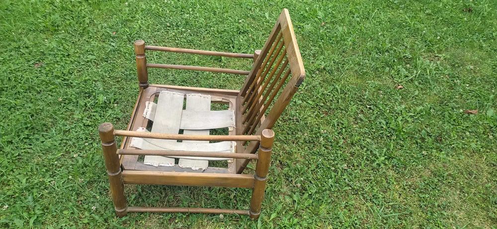 Fotel drewniany antyk