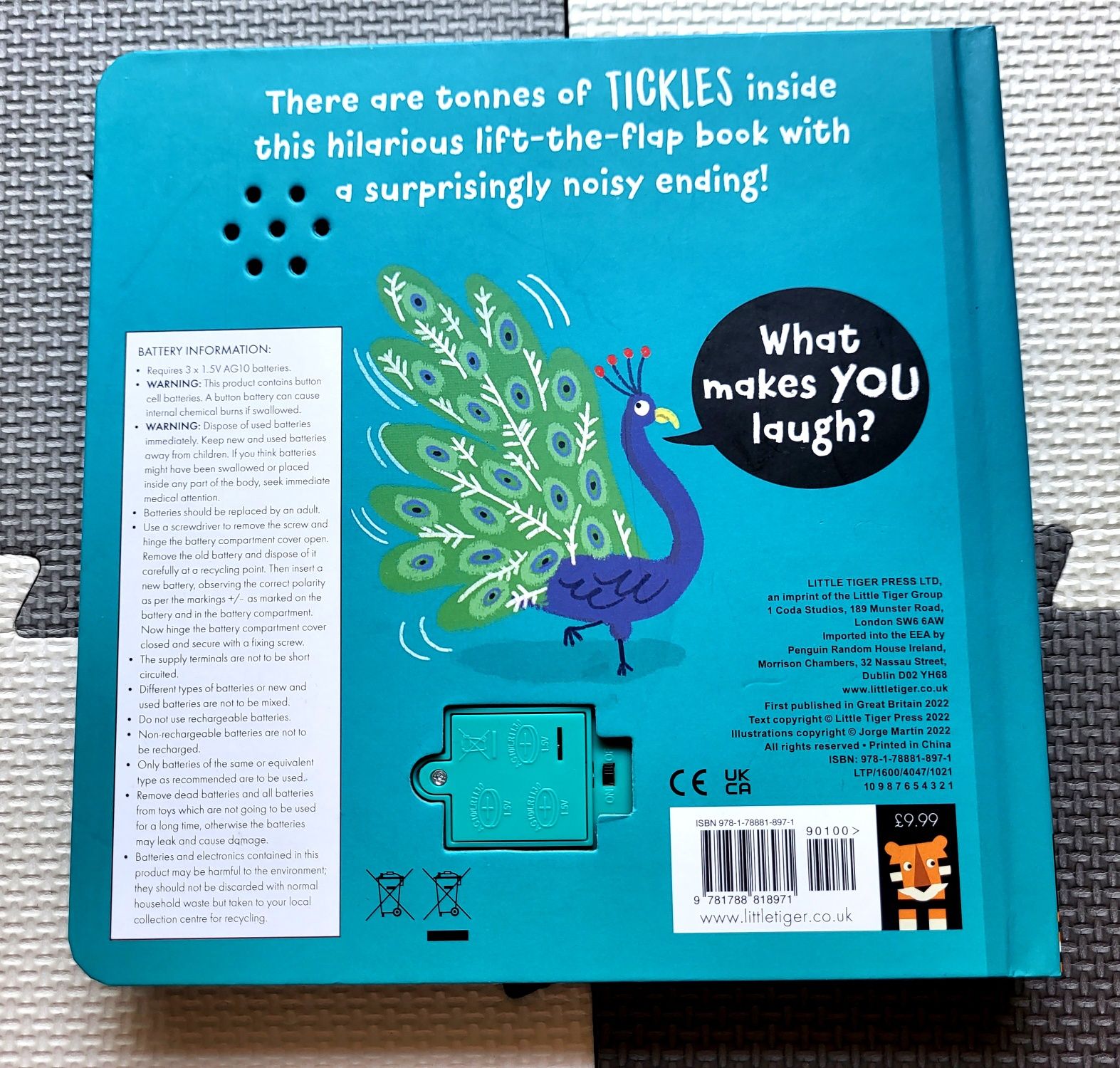Tickle! by Amelia Hepworth książka dźwiękowa po angielsku sound book