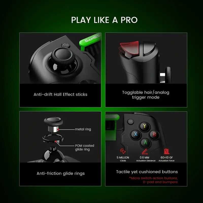 GameSir X4 Aileron — геймпад для Android та Xbox Cloud Gaming