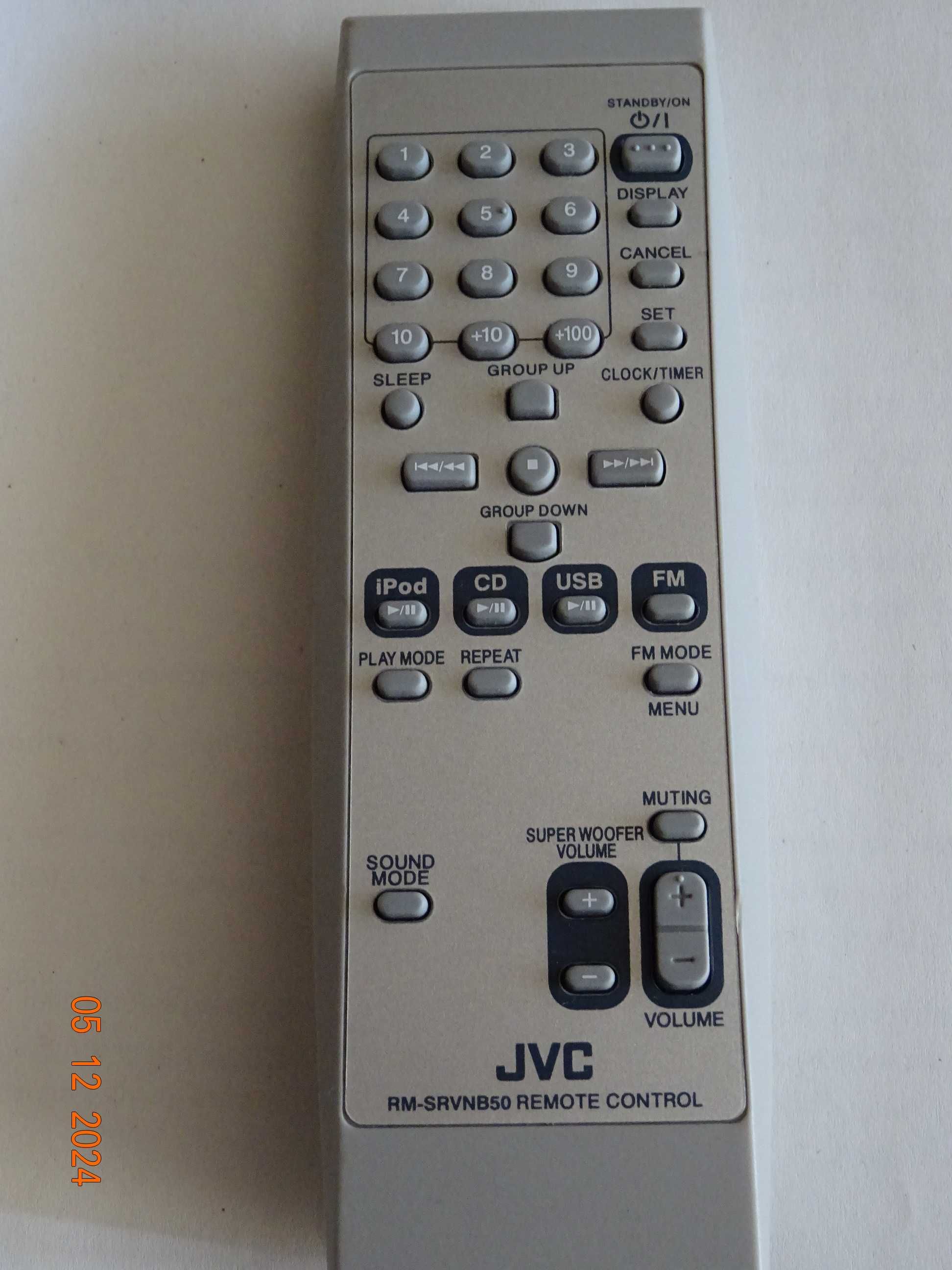Pilot Audio JVC RM-SRVNB50