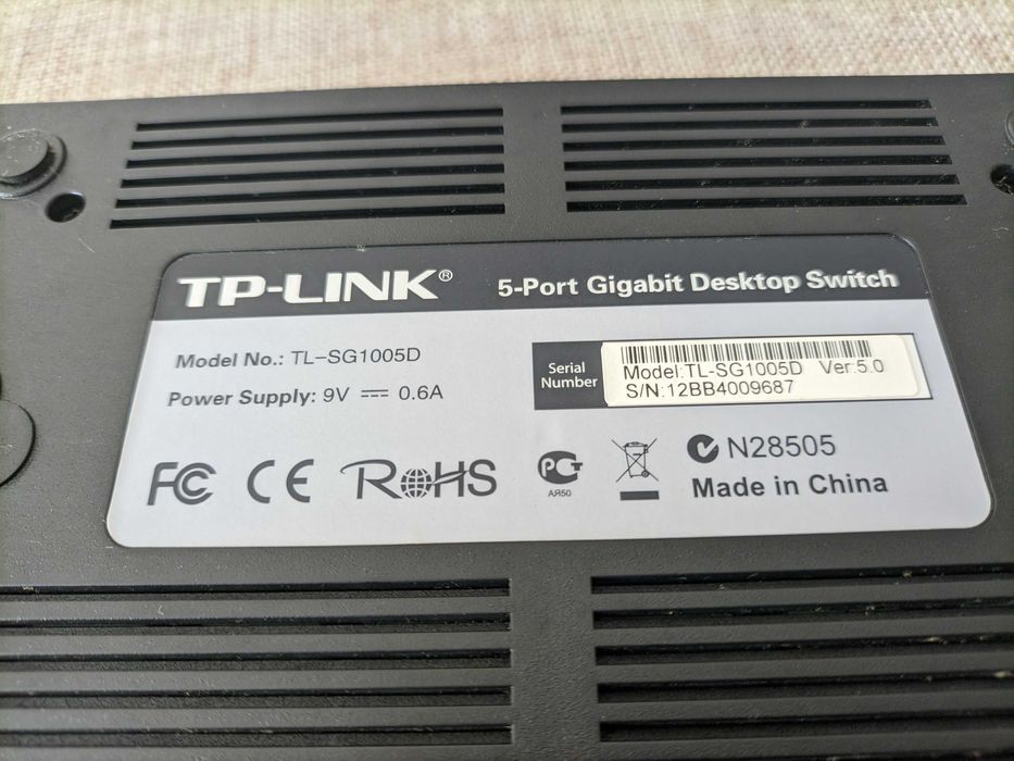 TP-LINK SG1005D 5-Port Gigabit Switch64309885282691122