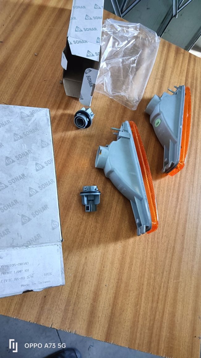 Piscas de parachoques Honda Civic 1988 novos