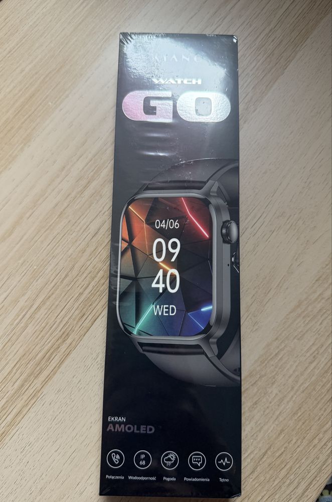 Smarwatch Zegarek Kiano Watch Go Midnight Black