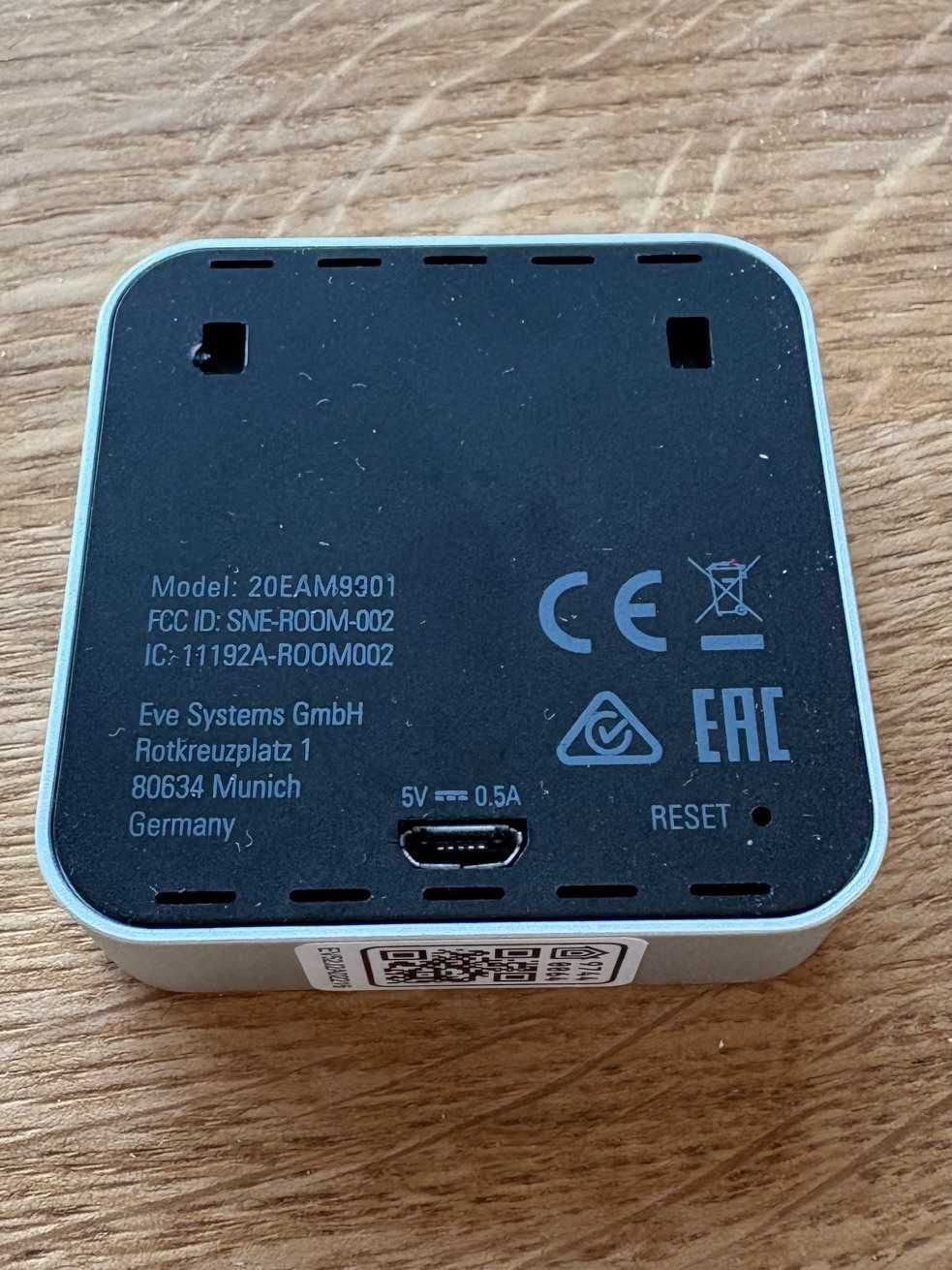 Monitor temperatury, wilgotności i jakości powietrza - EVE Room