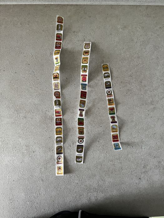 Naklejki na pluszaki z biedronki