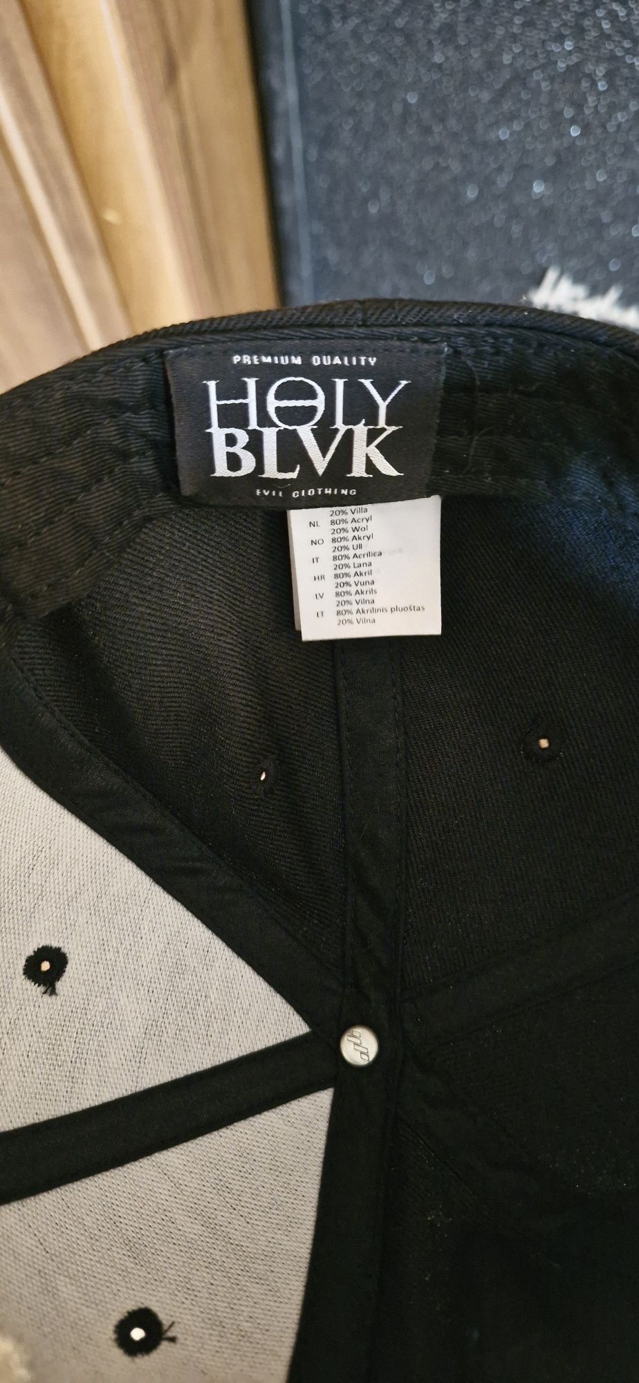 Czapka z daszkiem full cap  HOLY BLVK