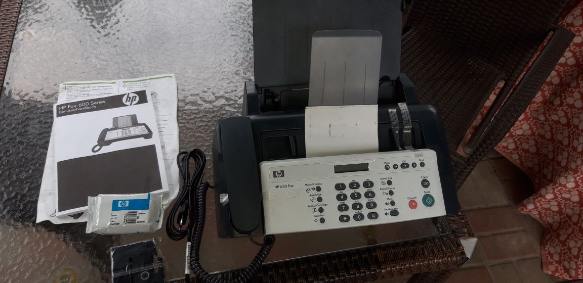 Telefon z faxem HP 650 nówka, Poznań