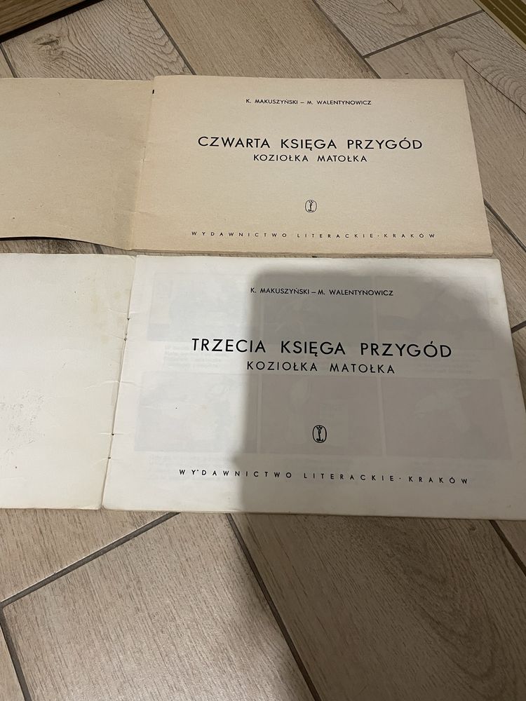 Dwa state komiksy o Koziołku Matołku.