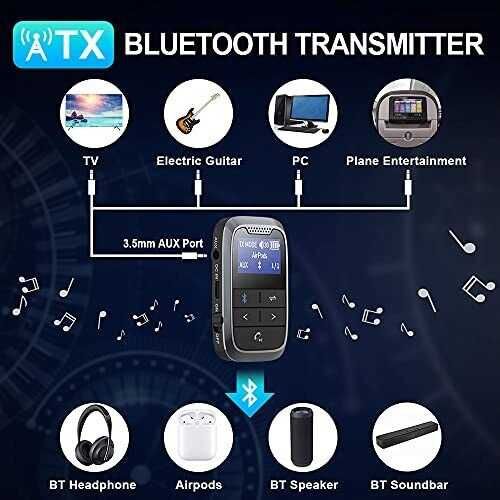 Transmiter Bluetooth Nadajnik i Odbiornik AUX IN/OUT Jack 3.5 Dostępne