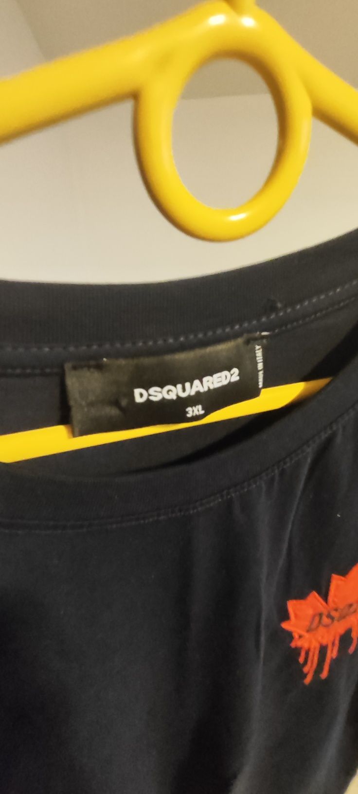 Dsquared2 orginalna włoska Koszulka t-shirt czarna XXXl 3XL