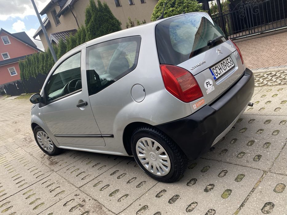 Zadbany Citroen C2 1.1 benz. TYLKO 71tyś.km 15 lat w 1 rękach !