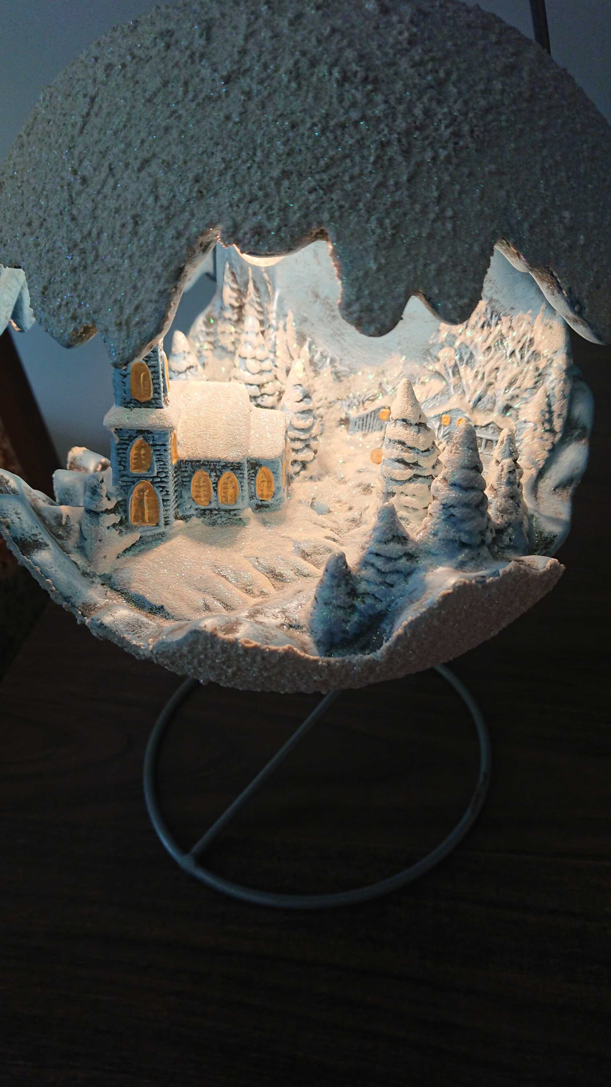 Lampa stojąca świąteczna