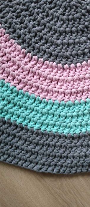 Dywan dziecięcy ze sznurka bawełnianego