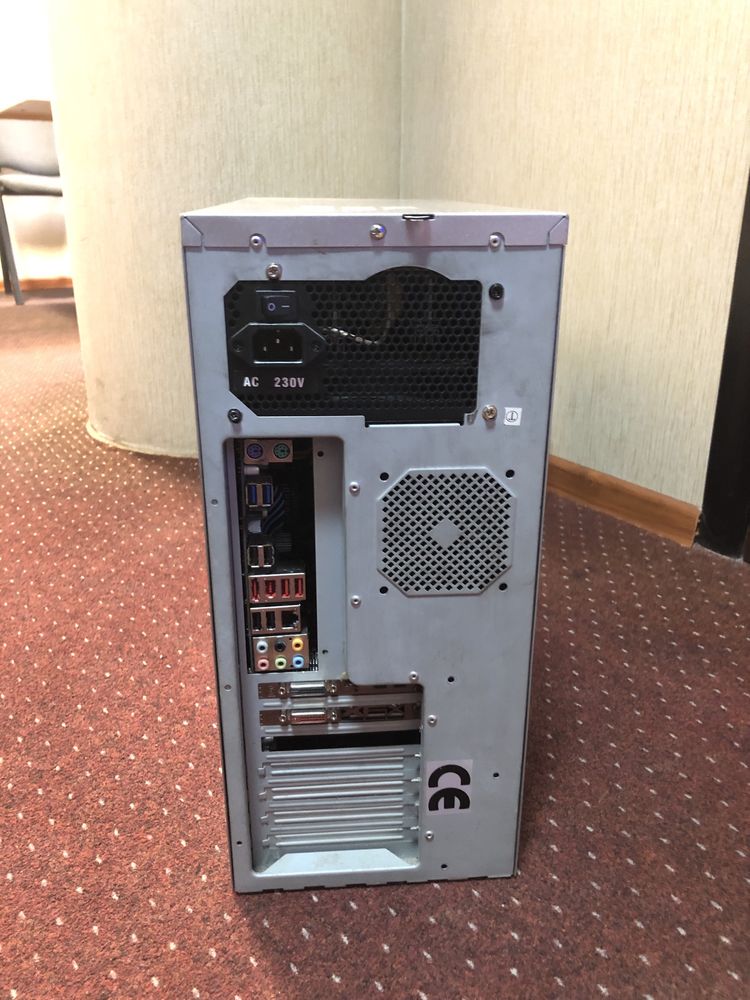 Бюджетний ігровий компʼютер intel i5, 8gb, ssd 120, hdd 500, radeon r9