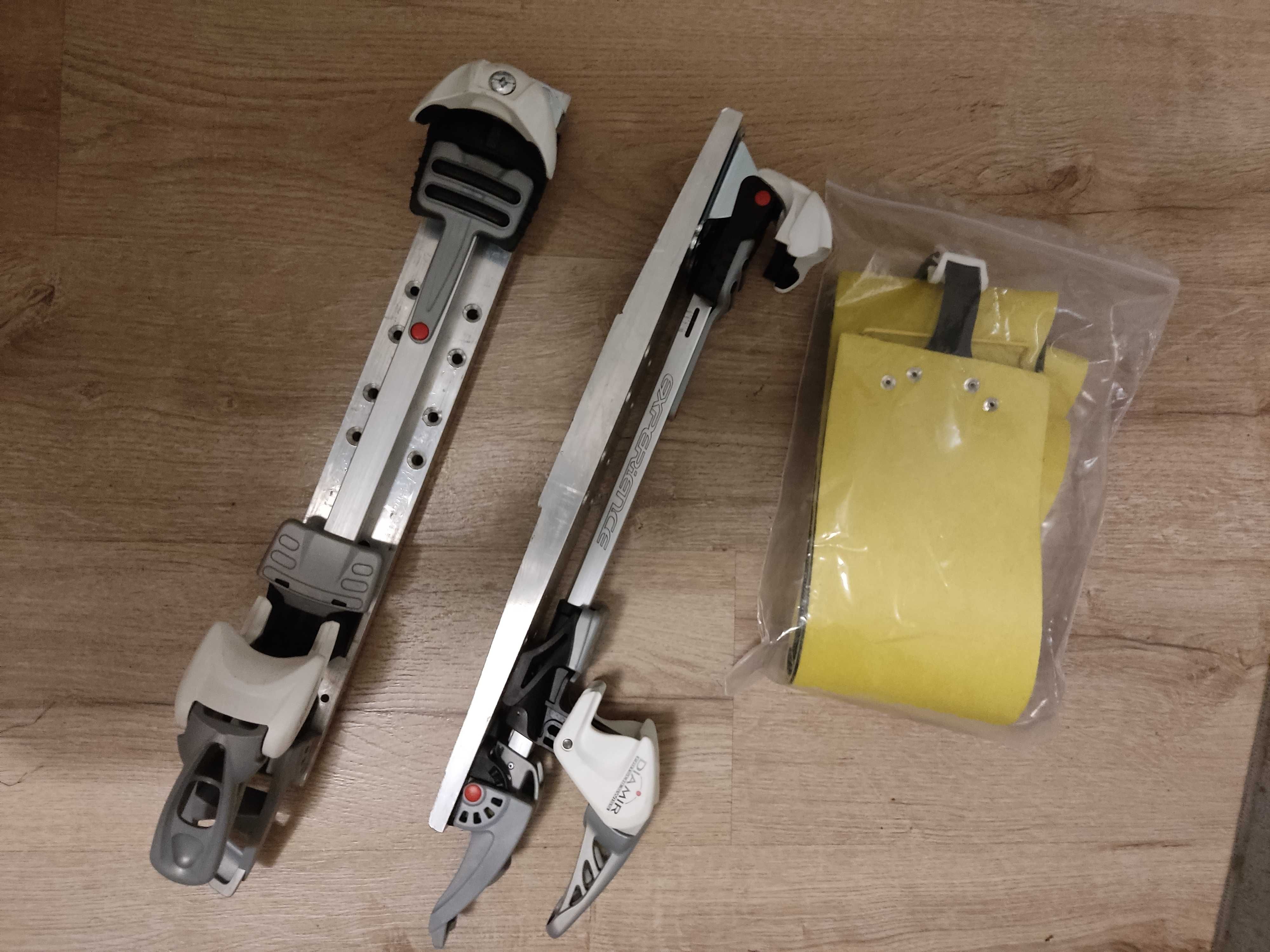 Narty Line MNP  (skiboards, snowblade), wiązania skiturowe Diamir