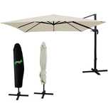 Parasol Ogrodowy Tarasowy 3×3 Roma z Pokrowcem 2 Kolory Promocja!!