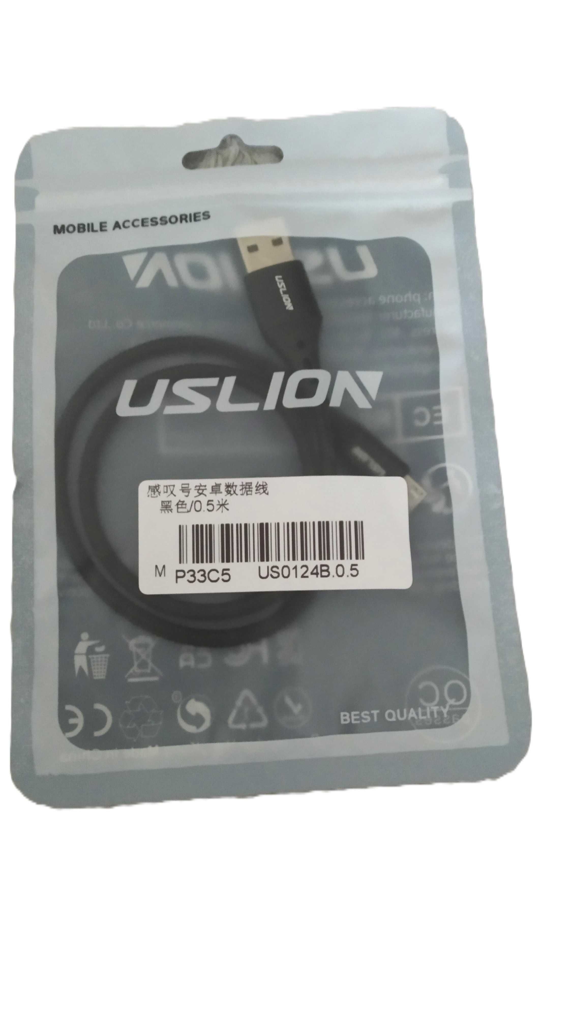 Przewód Kabel micro USB 3A do ładowania telefonu transmisja danych USB