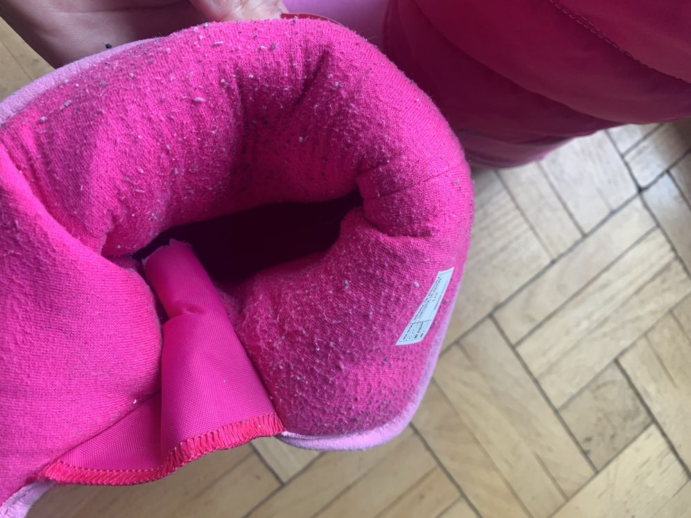 Buty Crocs C11 śniegowce ciepłe  28 29 różowe zimowe jesienne .