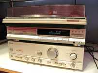 Odtwarzacz CD Technics i wzmacniacz Technics - zestaw wieża 2 elementy