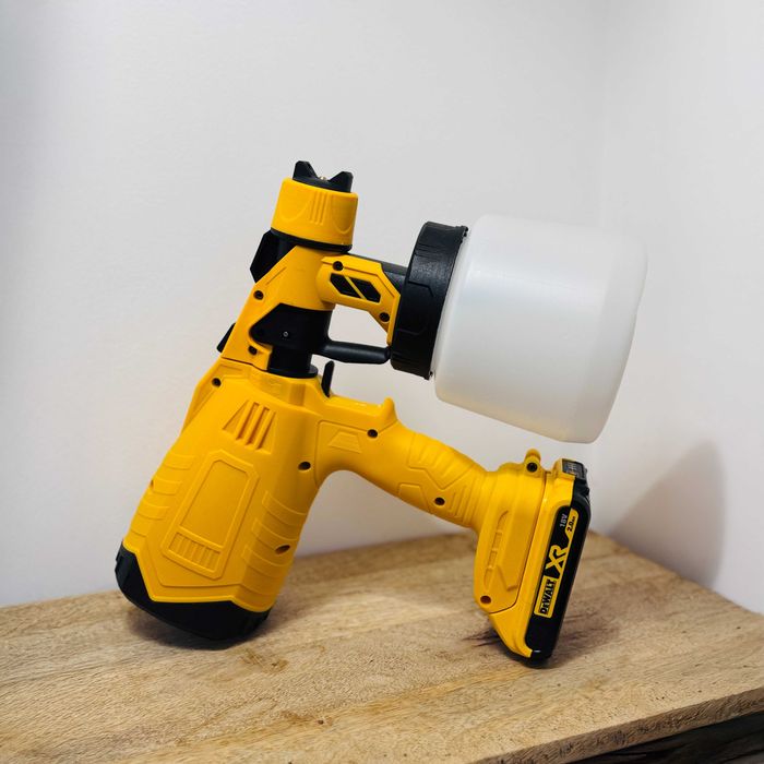 NOWY !! pistolet do malowania ścian lakieru pod aku DEWALT + 2 dysze