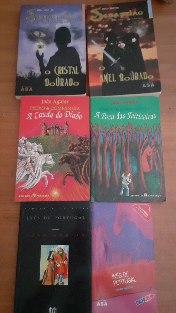Livros Mário Cláudio / Rui Zink / João Aguiar