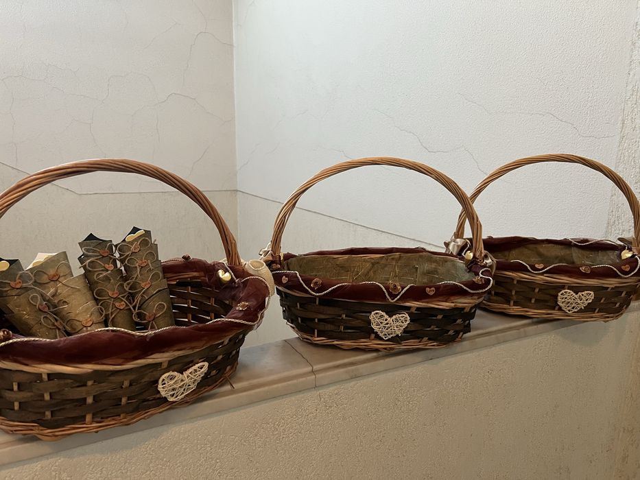 3 Cestos de Verga ( Casamento)