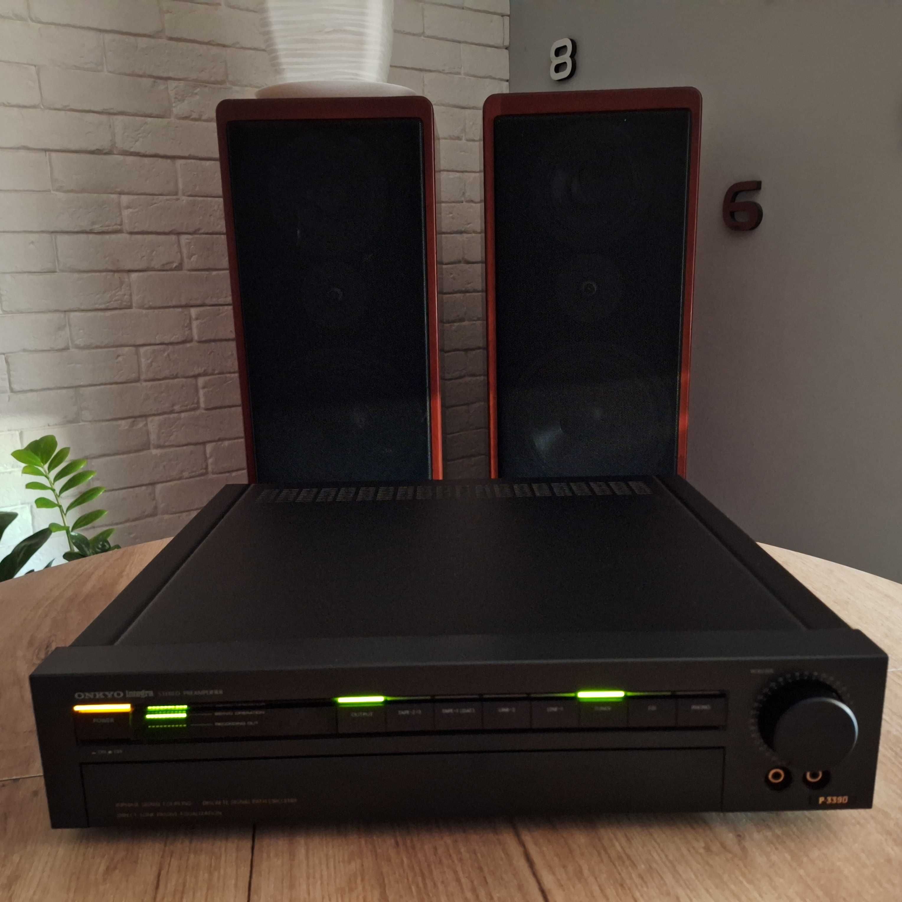 Przedwzmacniacz preamp Onkyo Integra P-3390 najwyższy MODEL