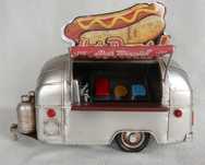Metalowa gastronomiczna PRZYCZEPA Hot - Dogs RETRO