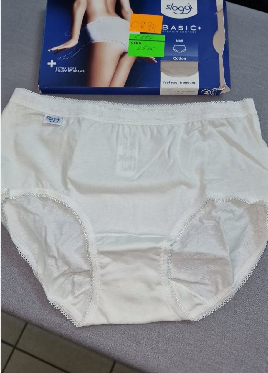 Sloggi Majtki damskie Figi BASIC+ r. 38 białe