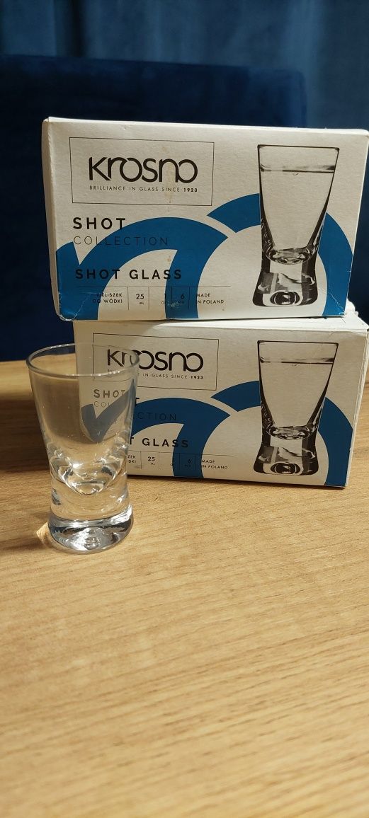 Kieliszki Krosno shot 25 ml 12 szt