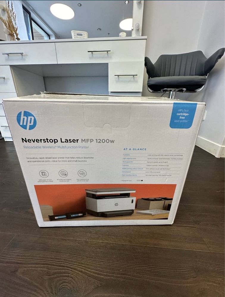 Новий Принтер HP Neverstop Laser 1200w