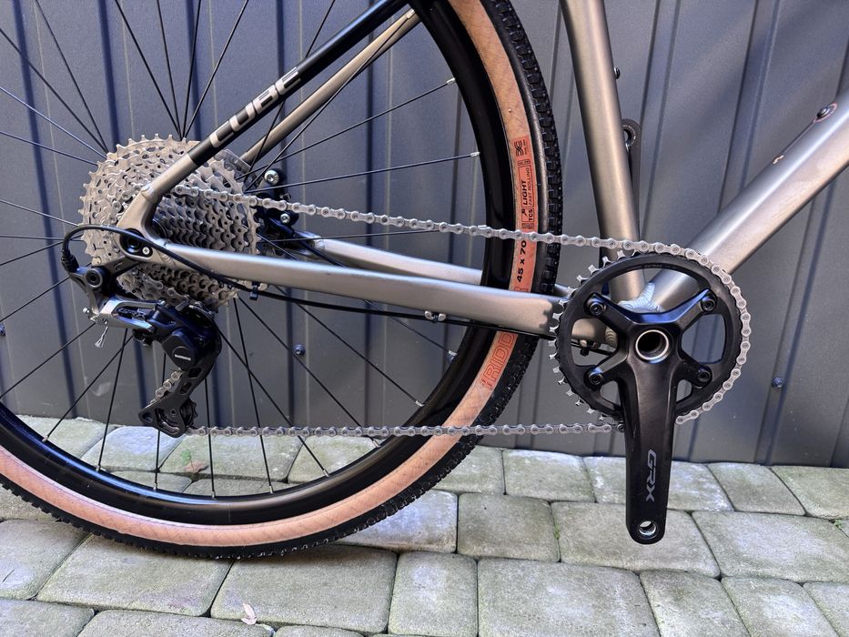 Cube Nuroad EX. : Shimano GRX 1на11, ST-RX600. WTB Riddler 700×45c