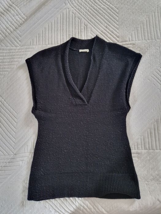 Czarny bezrękawnik Promod M/L