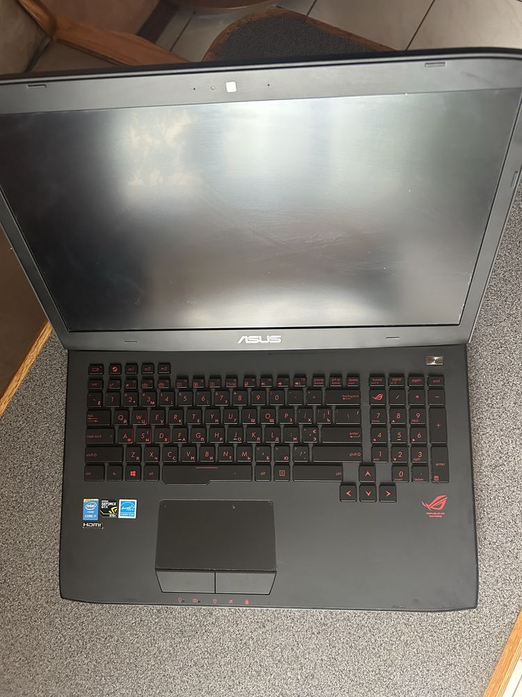 17 дюймів Asus Rog G751J  8-256 nvidia