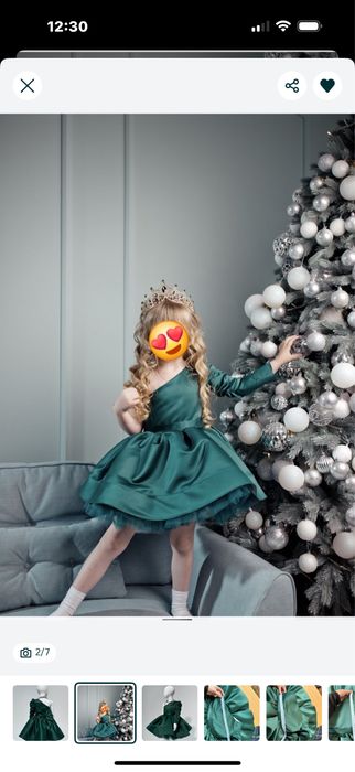 Плятье размер 116 Новый год,день рождения