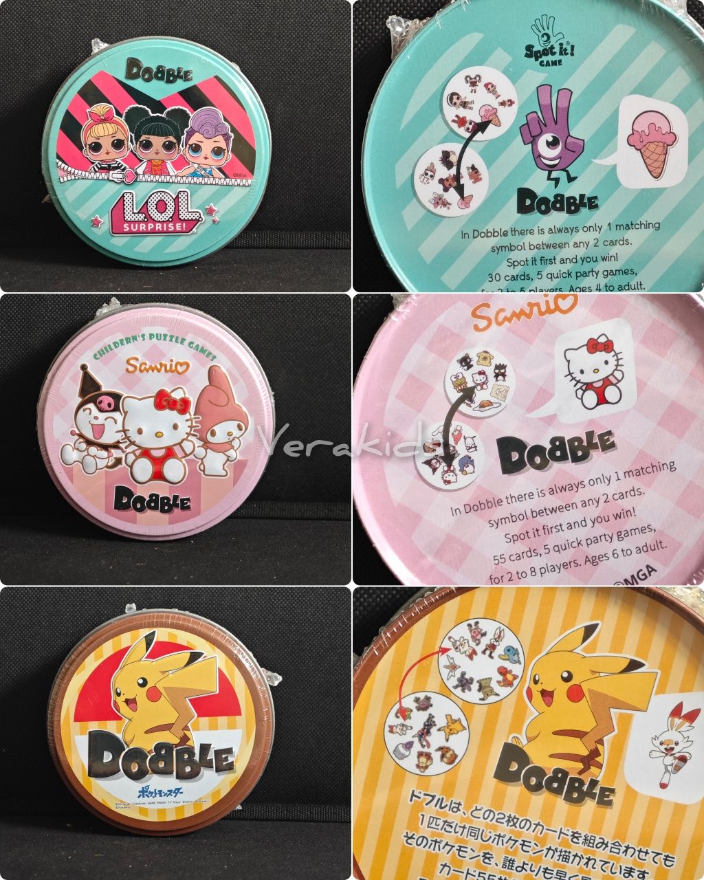 Настільна гра dobble Пікачу,Дорі,Груфало,щенячій патруль, Disney