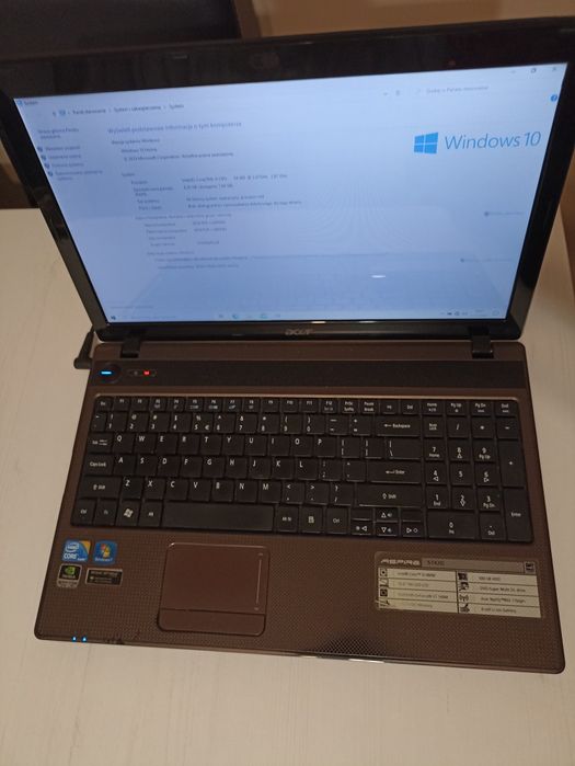 Laptop ACER aspire 5742G