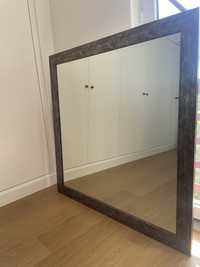Espelho com moldura 120x120 novo