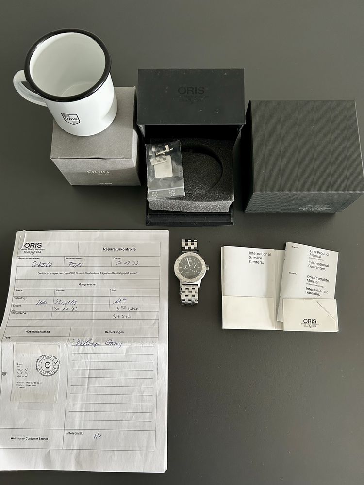 Oris BC3 Regulateur full set super stan