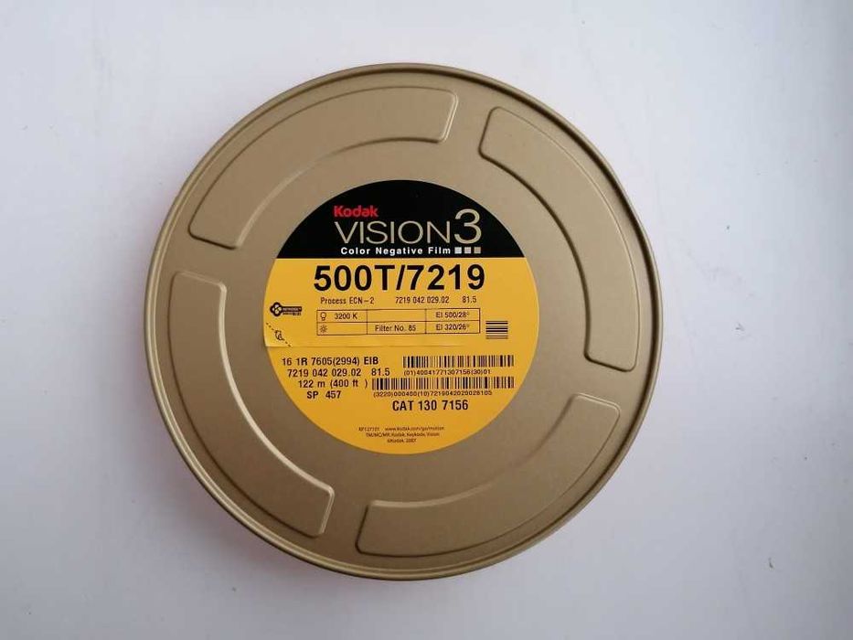Kodak Vision 500T 7219, 16mm, 122m