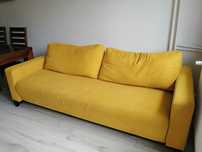 żółta sofa + fotel