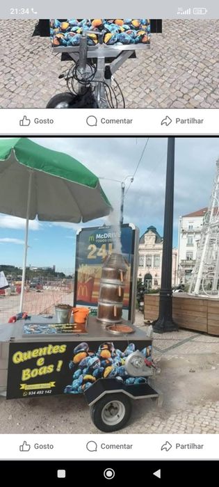 Faço eventos de castanhas asadas