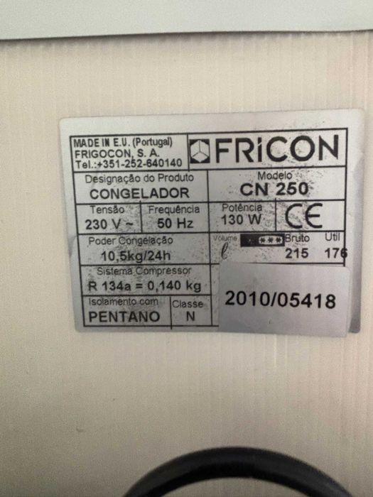 Congelador Fricon - CN 250